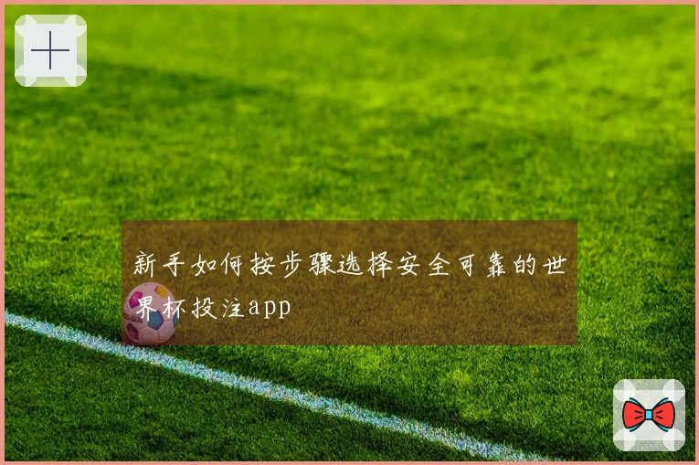 新手如何按步骤选择安全可靠的世界杯投注app